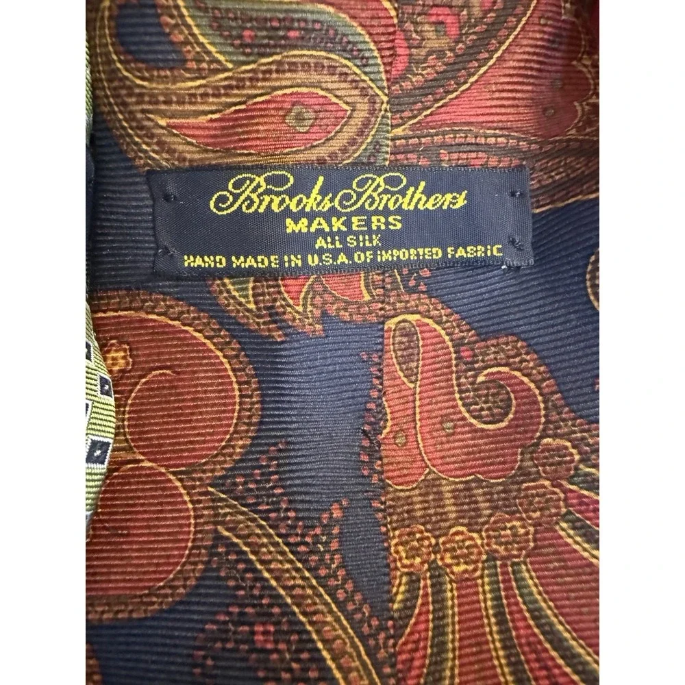 Brooks Brothers Men's Multicolor Silk Tie Lot of 7 Classic Woven Striped